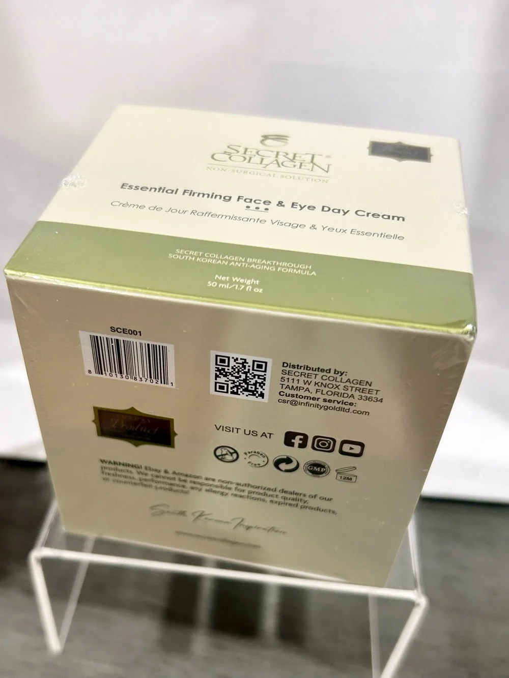 Secret Collagen Essential Firming Face & Eye Day Cream